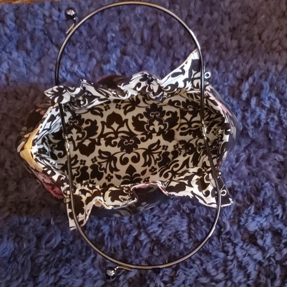 Black with Flowers Mini Bag - Picture 4 of 7